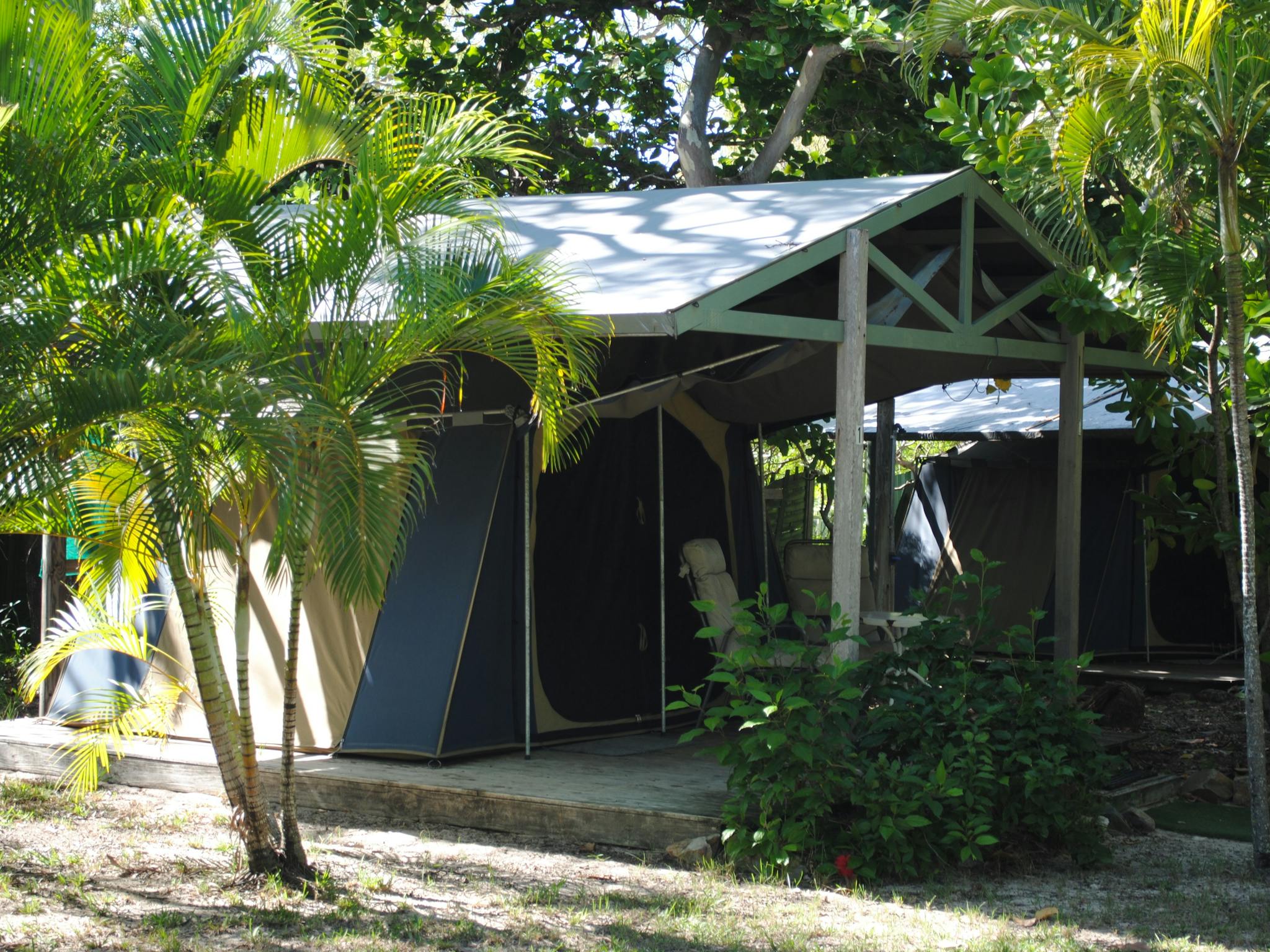 Tent outside Tent outside