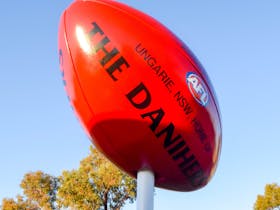 Ungarie is home to the biggest football in Australia and also home of the Daniher's