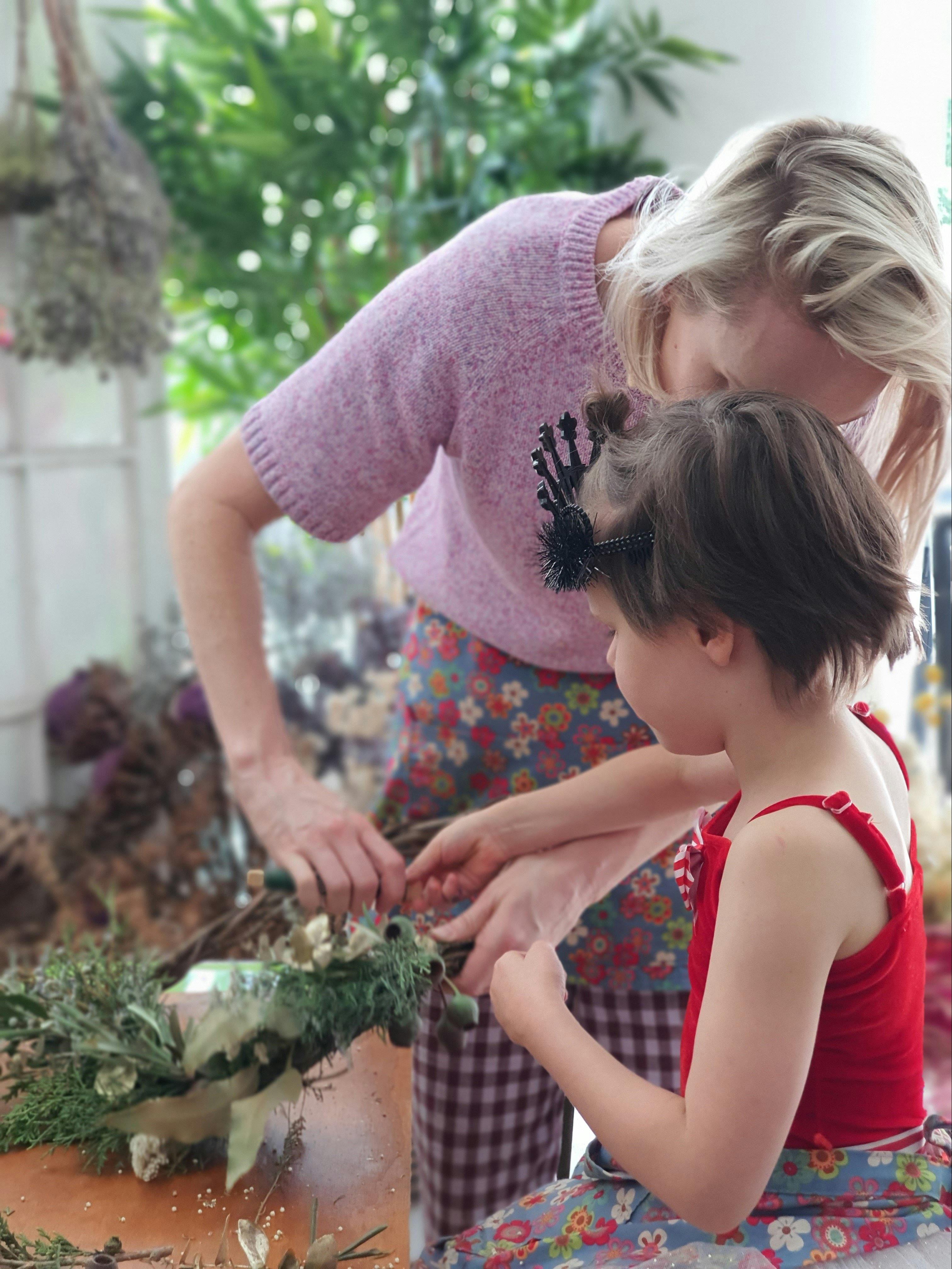 Fresh Flower Christmas Wreath-Making Workshop