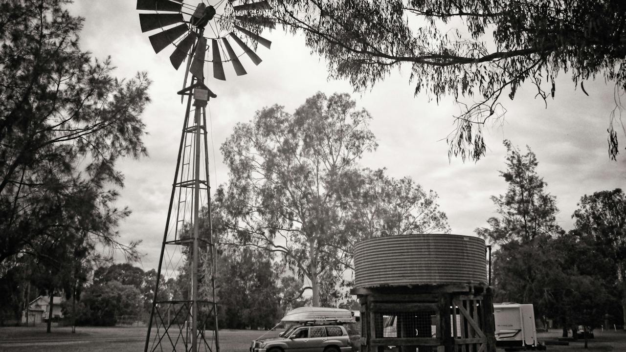 Campers at Tipperary Flats, Nanango