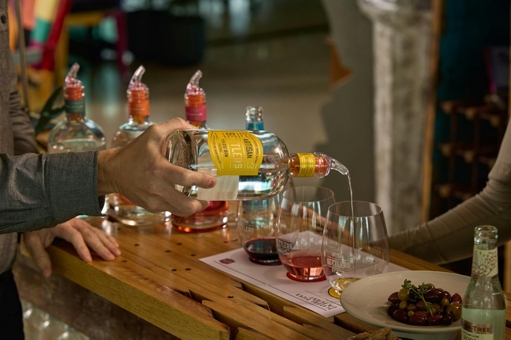 Settlers Spirits Tasting Flight