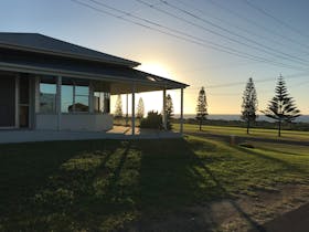 Beach front accommodation