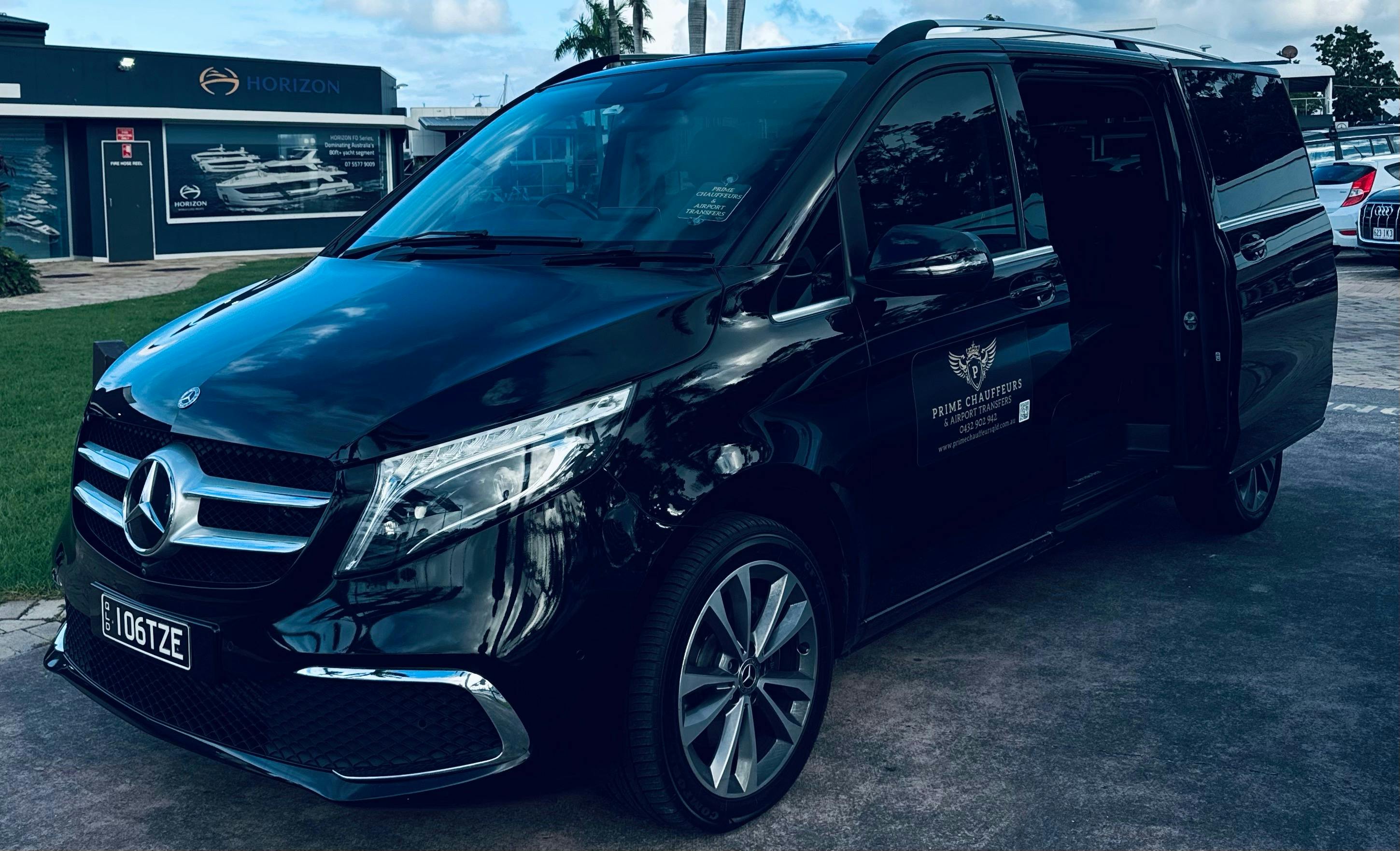 Exclusive Mercedes V-Class available for VIP transfers in Brisbane and Gold Coast.