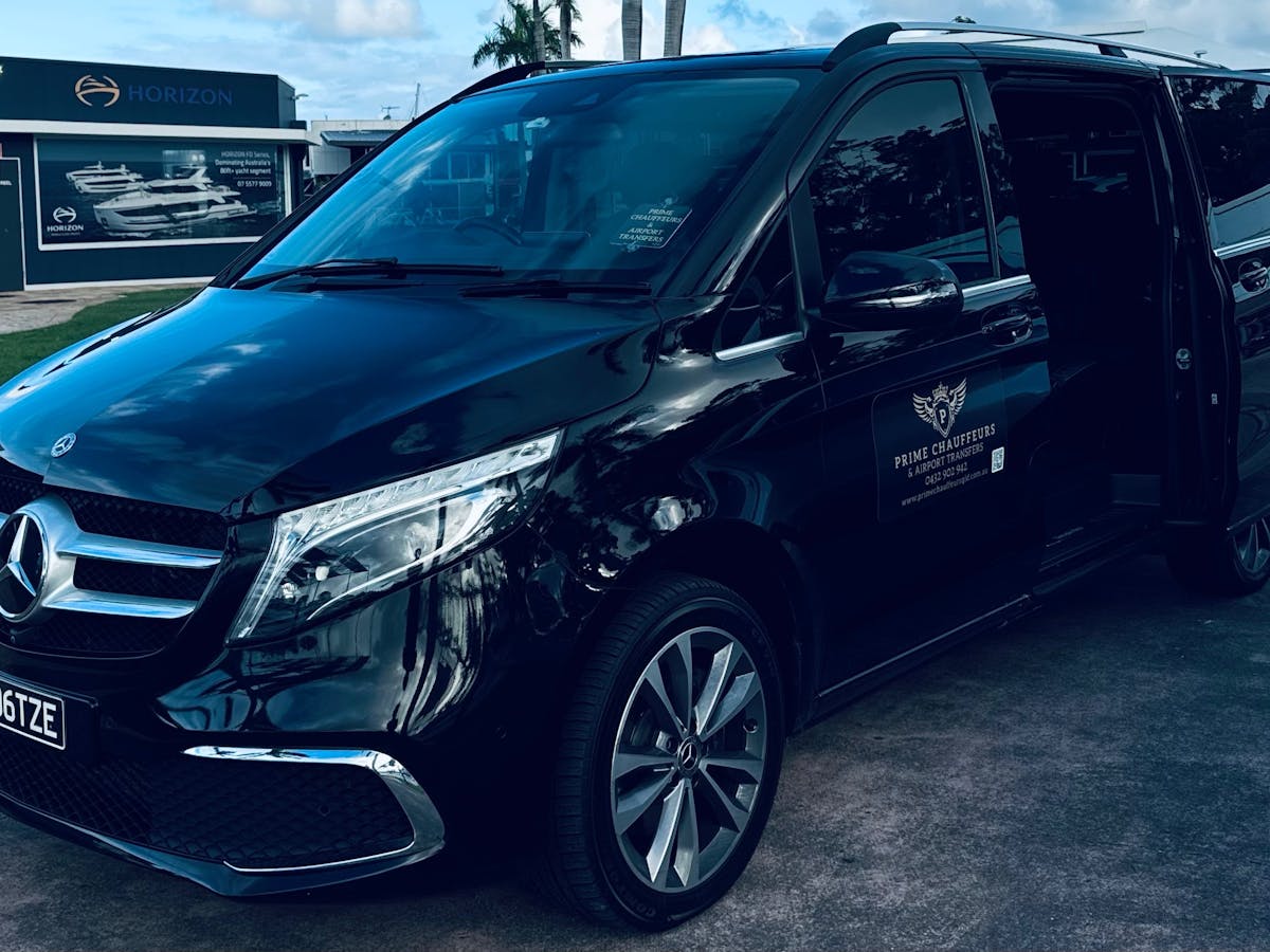 Exclusive Mercedes V-Class available for VIP transfers in Brisbane and Gold Coast.