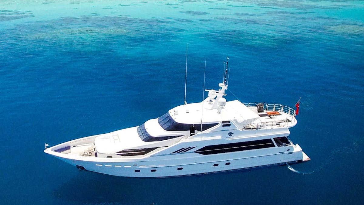 Cairns Superyacht Charter - Flying Fish | YOTSPACE yacht charters Cairns