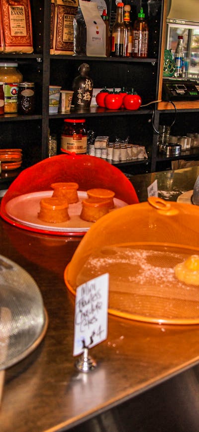 Front counter of the Albion Cafe