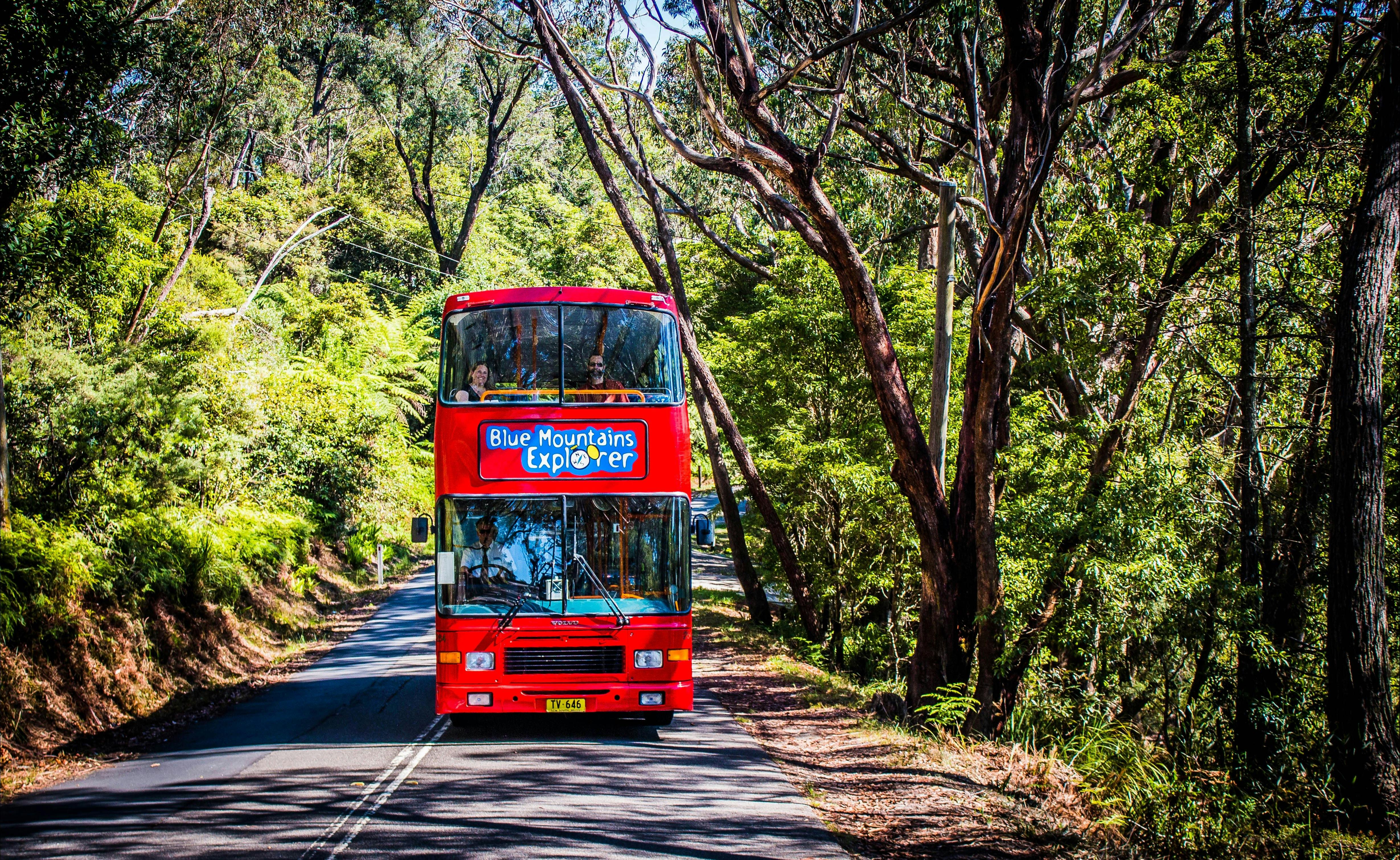 double decker red bus
