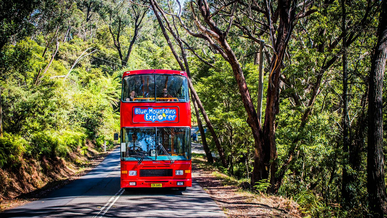 double decker red bus