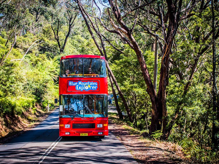 double decker red bus