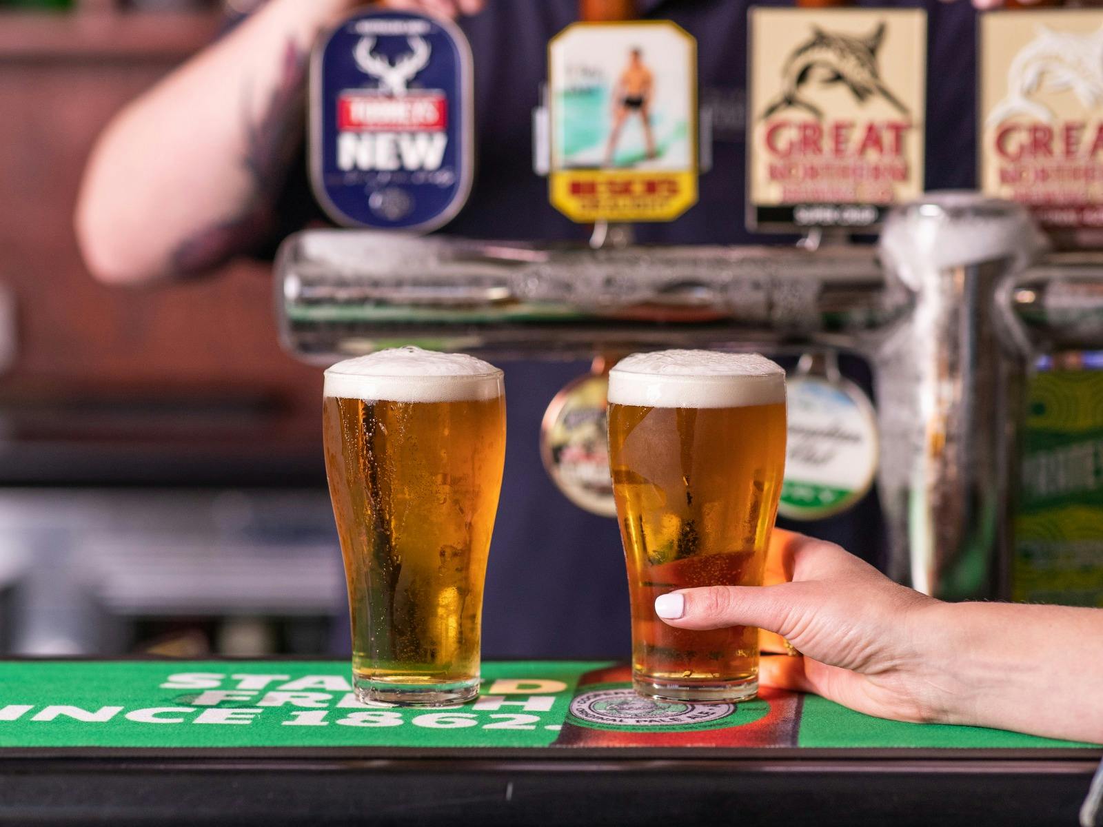 Cold Draught Beers