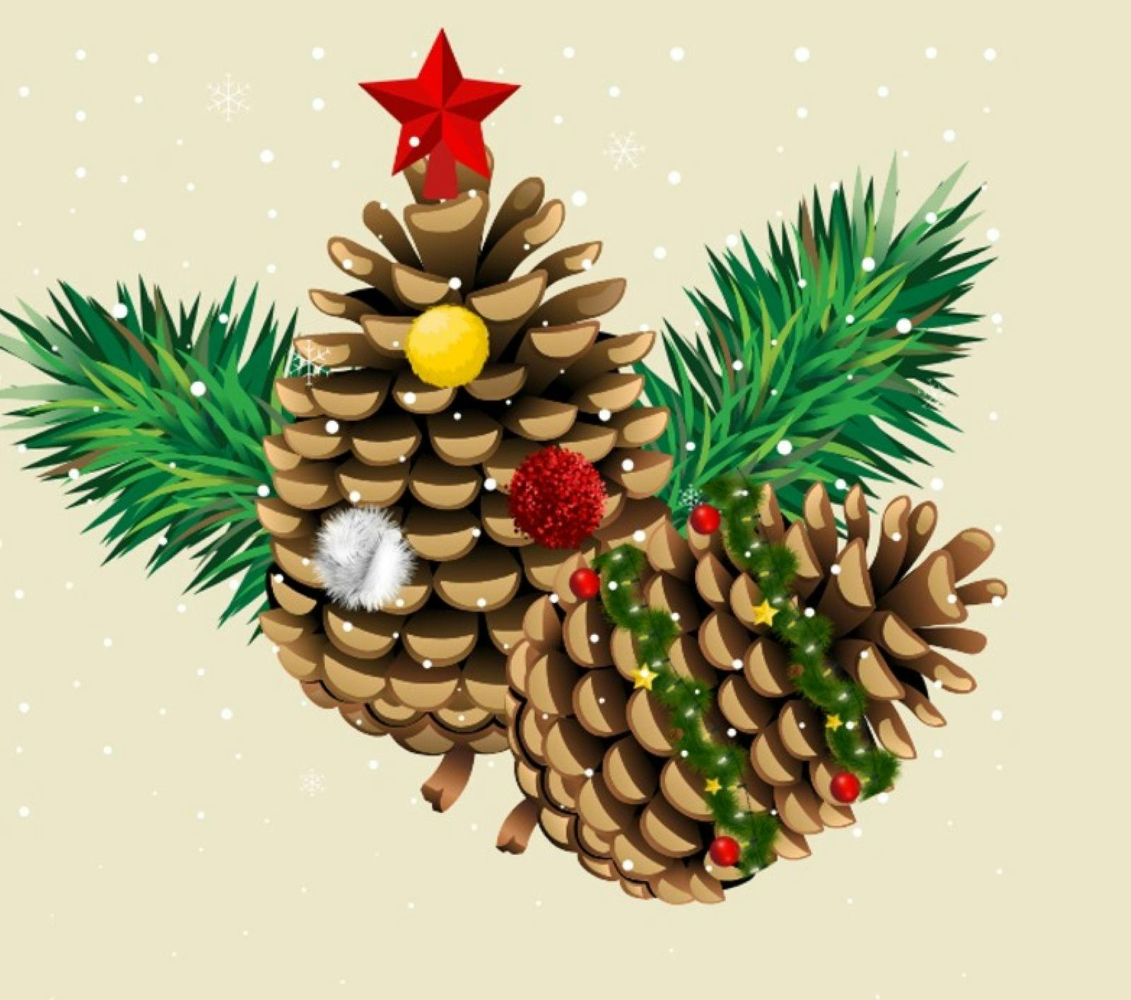 Pinecone Christmas Tree Activity