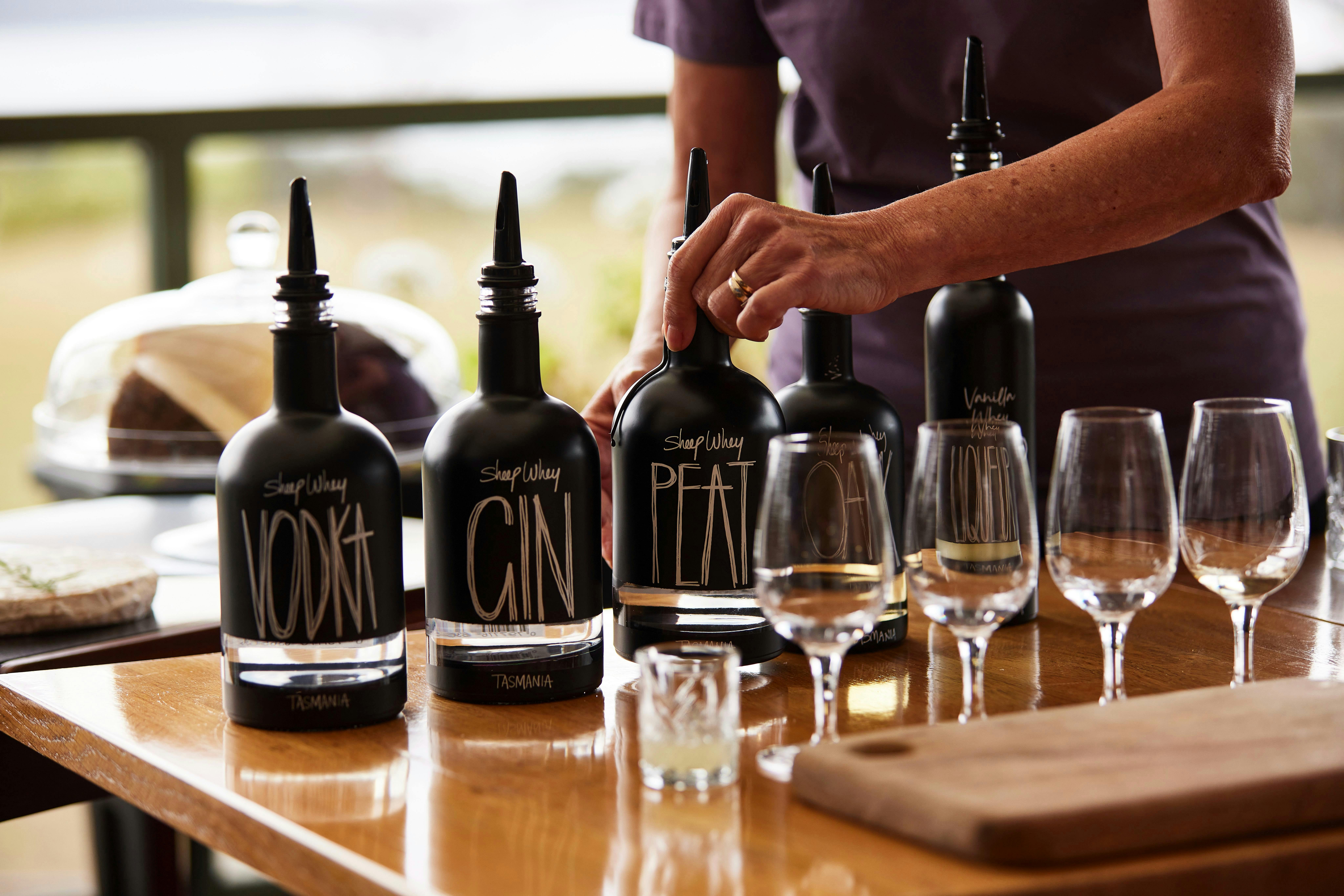 Sheep Whey Vodka, gin and cheese tastings at Grandvewe