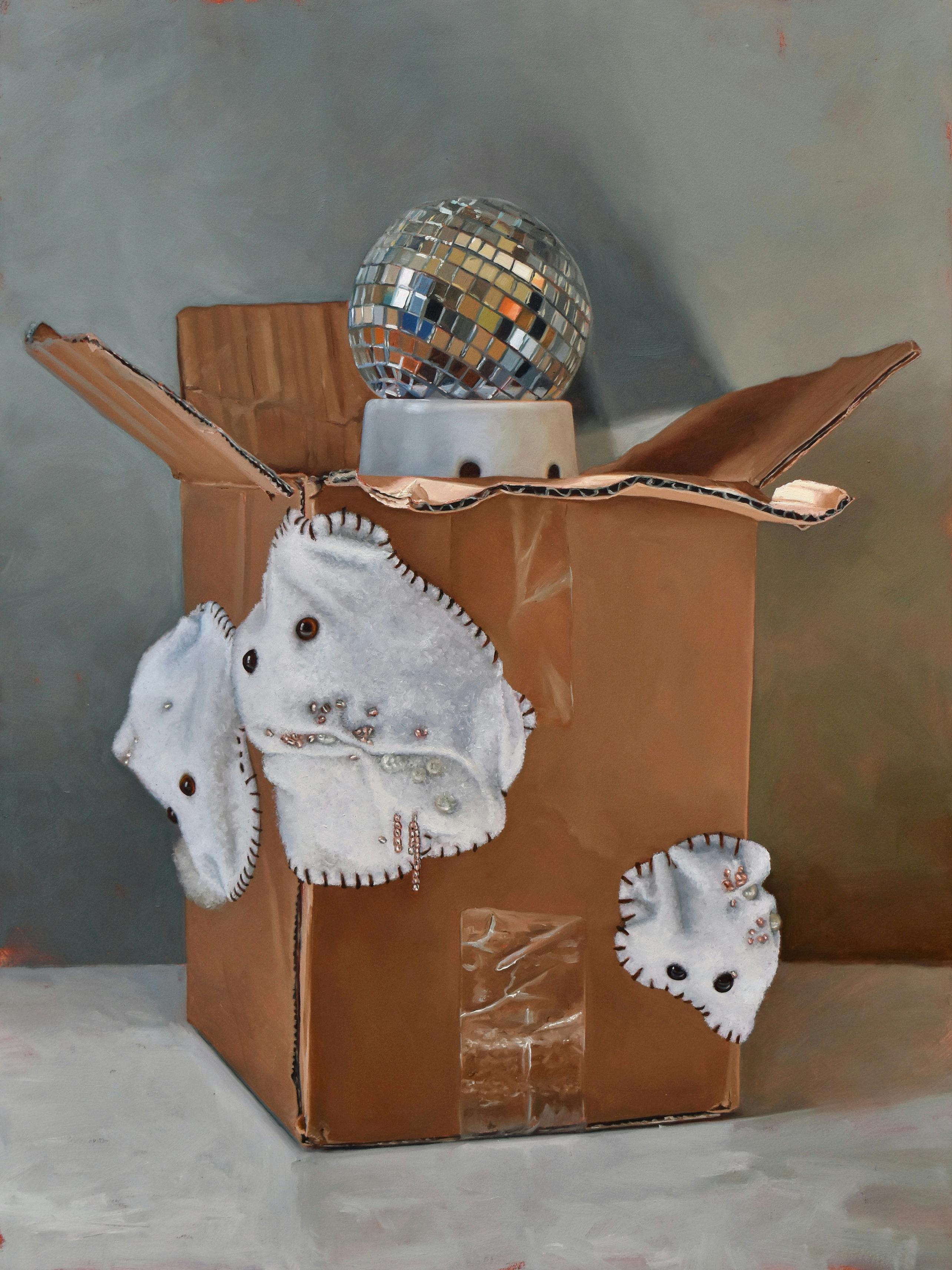 Chelsea Gustaffson, Symbiotic, 2026, oil on panel, 60 x 40cm