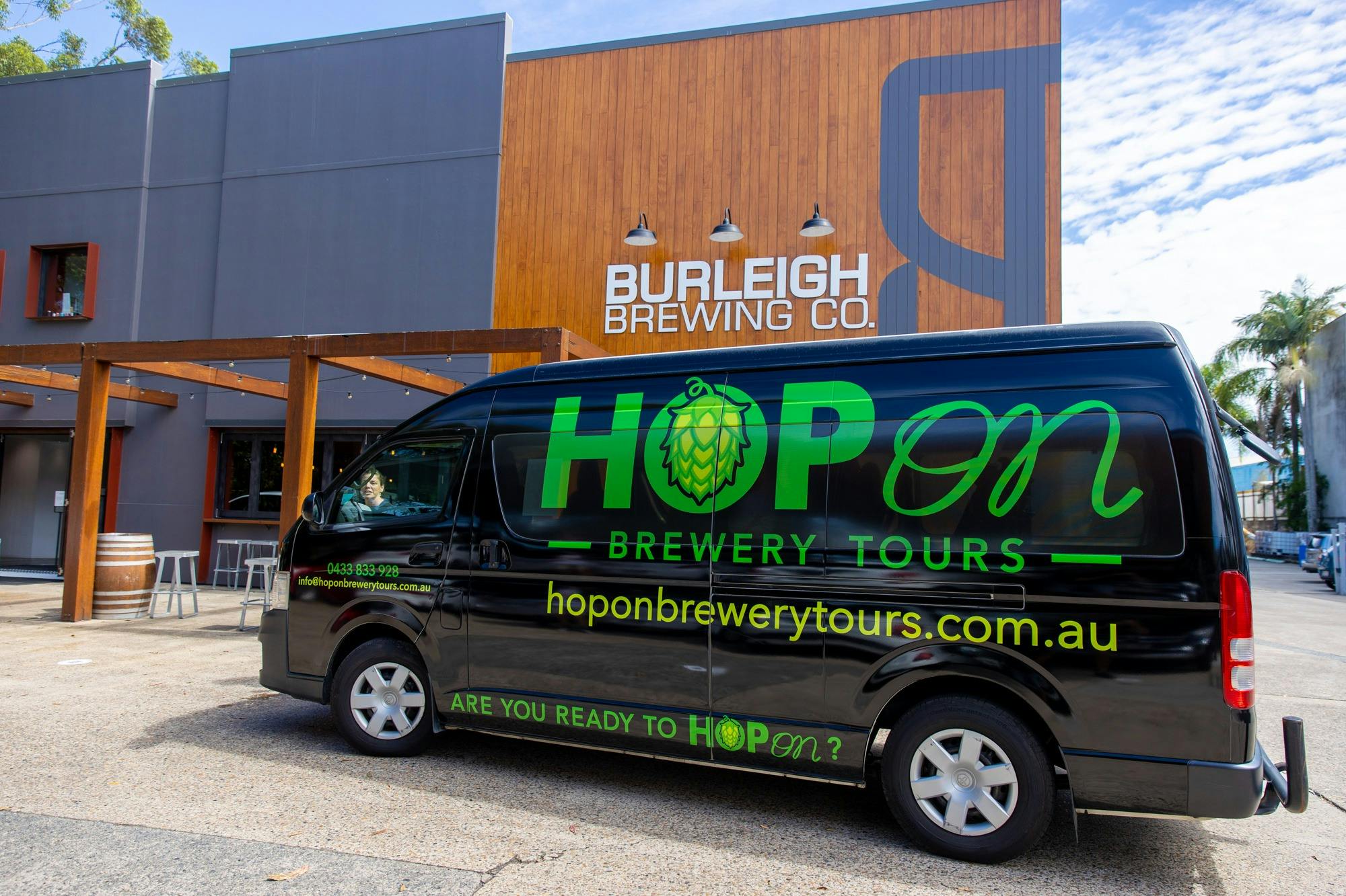 Hop On van at Burleigh Brewing