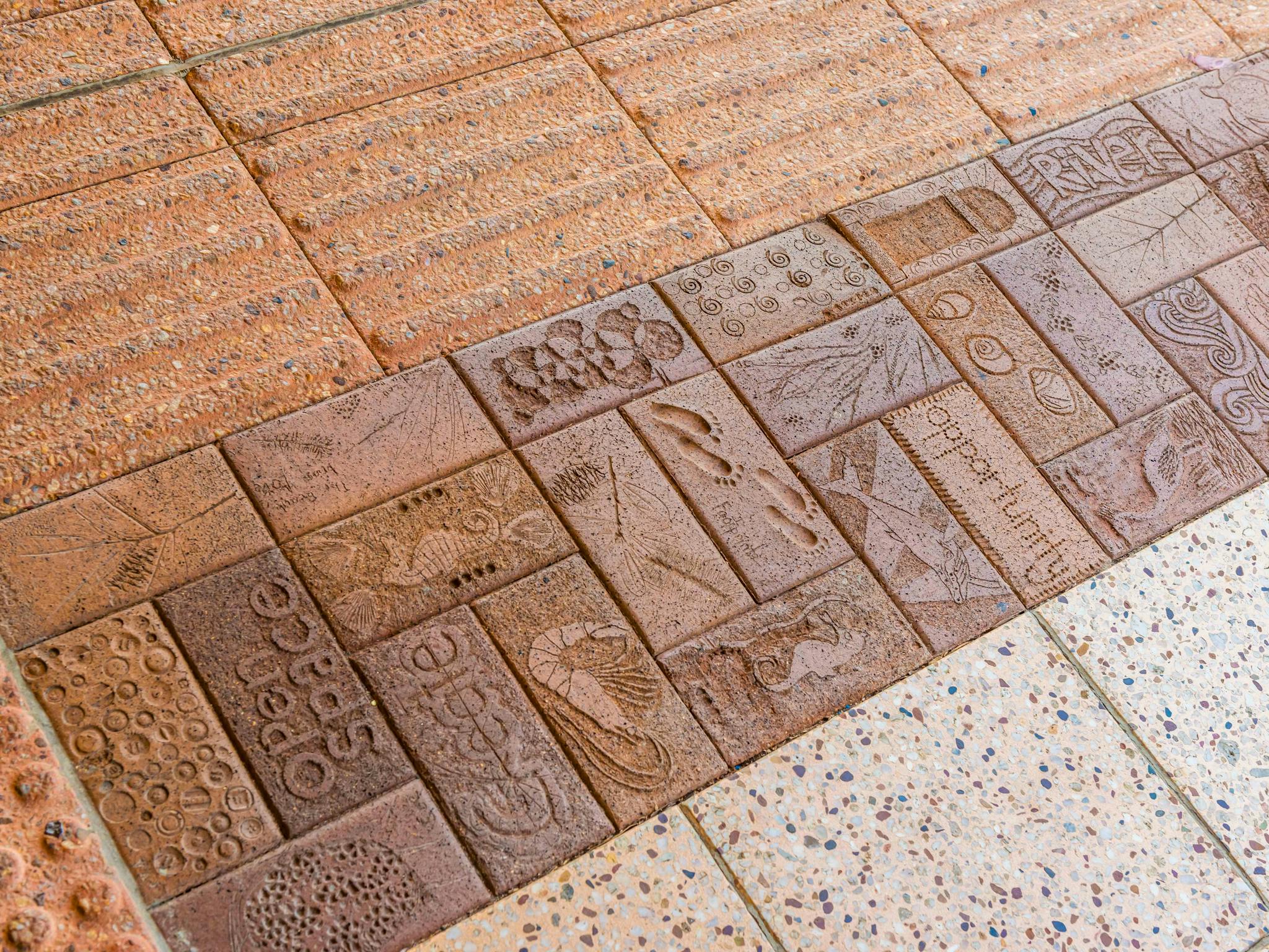 clay pavers art