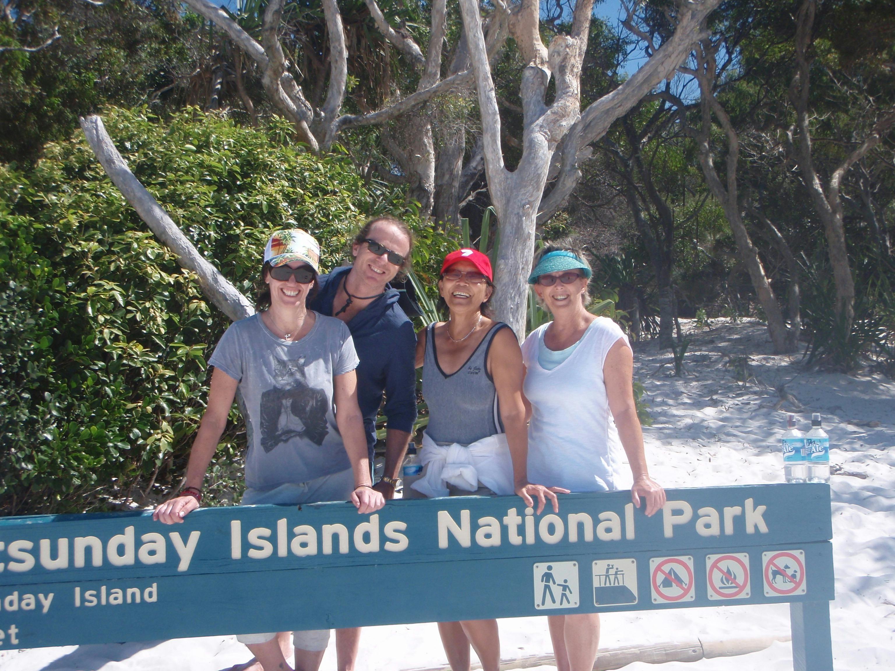 The walks on the islands are a great way to get some exercise when living on a yacht.