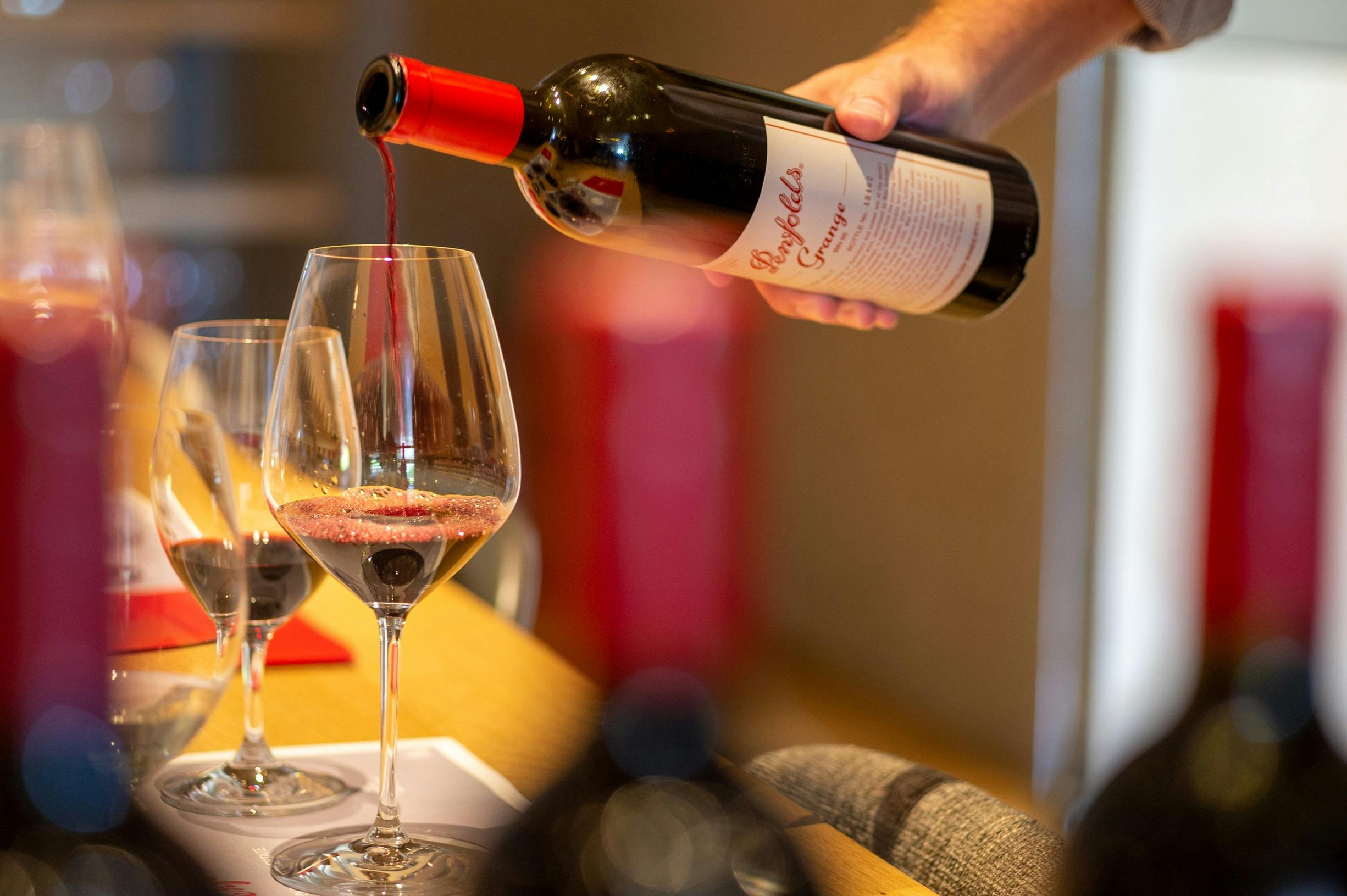 Tasting Penfold's Grange