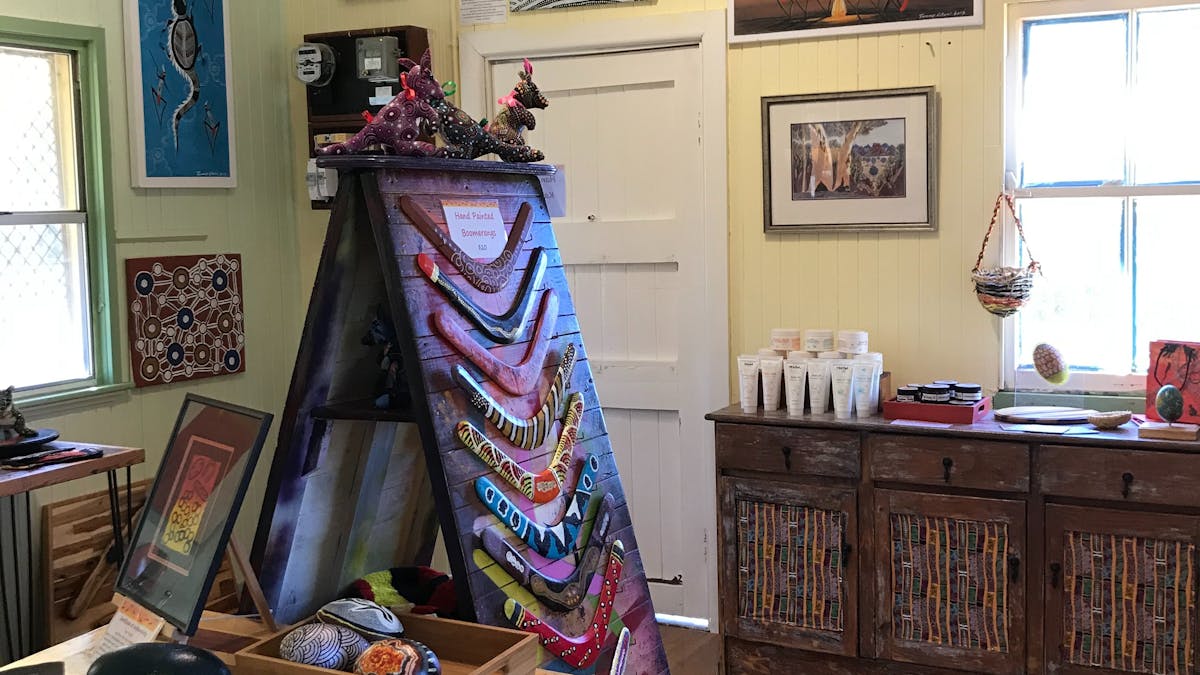 A range of unique gifts and authentic artworks are on offer
