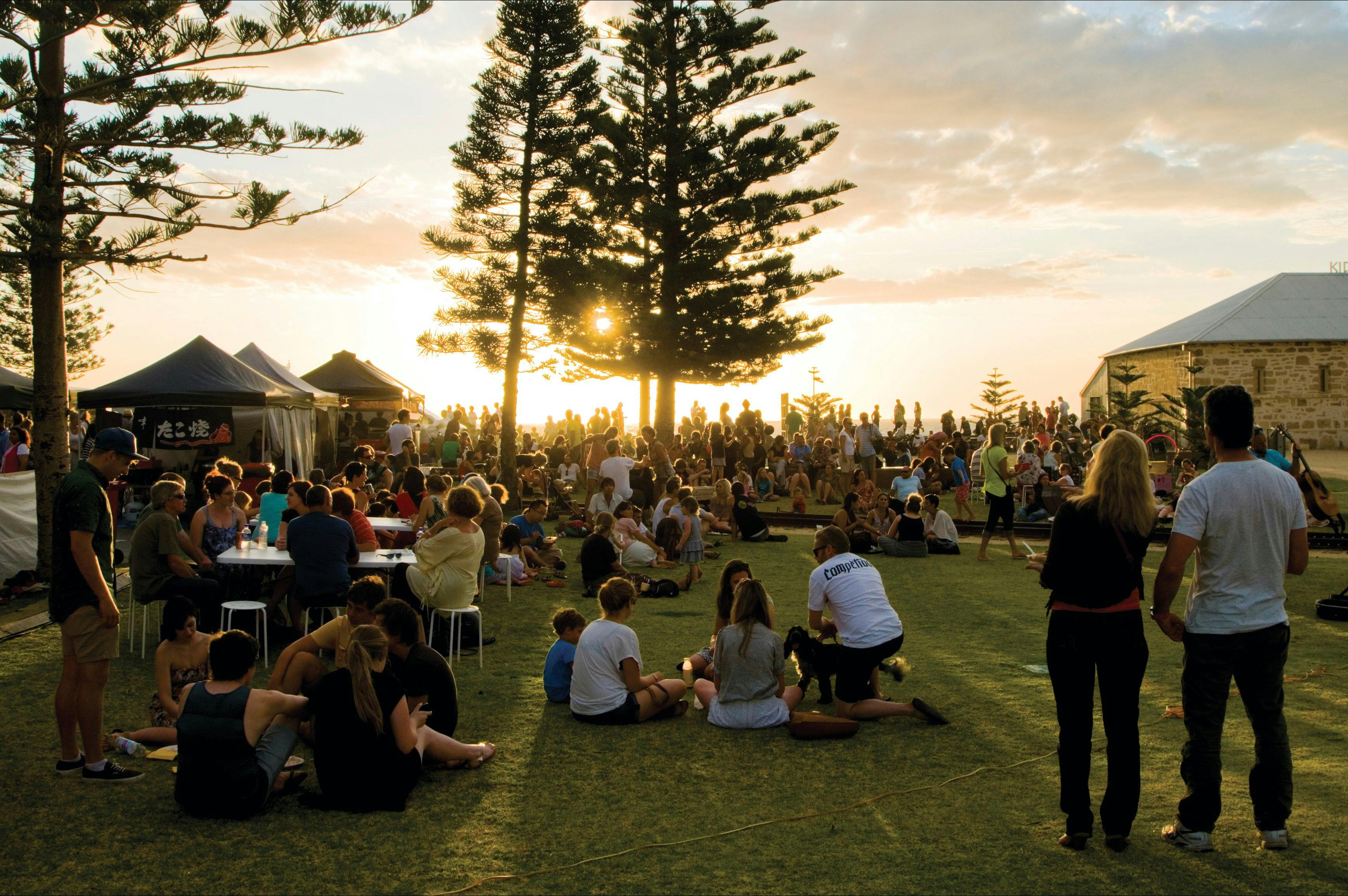 Bathers Beach Sunset Markets, Fremantle, Western Australia