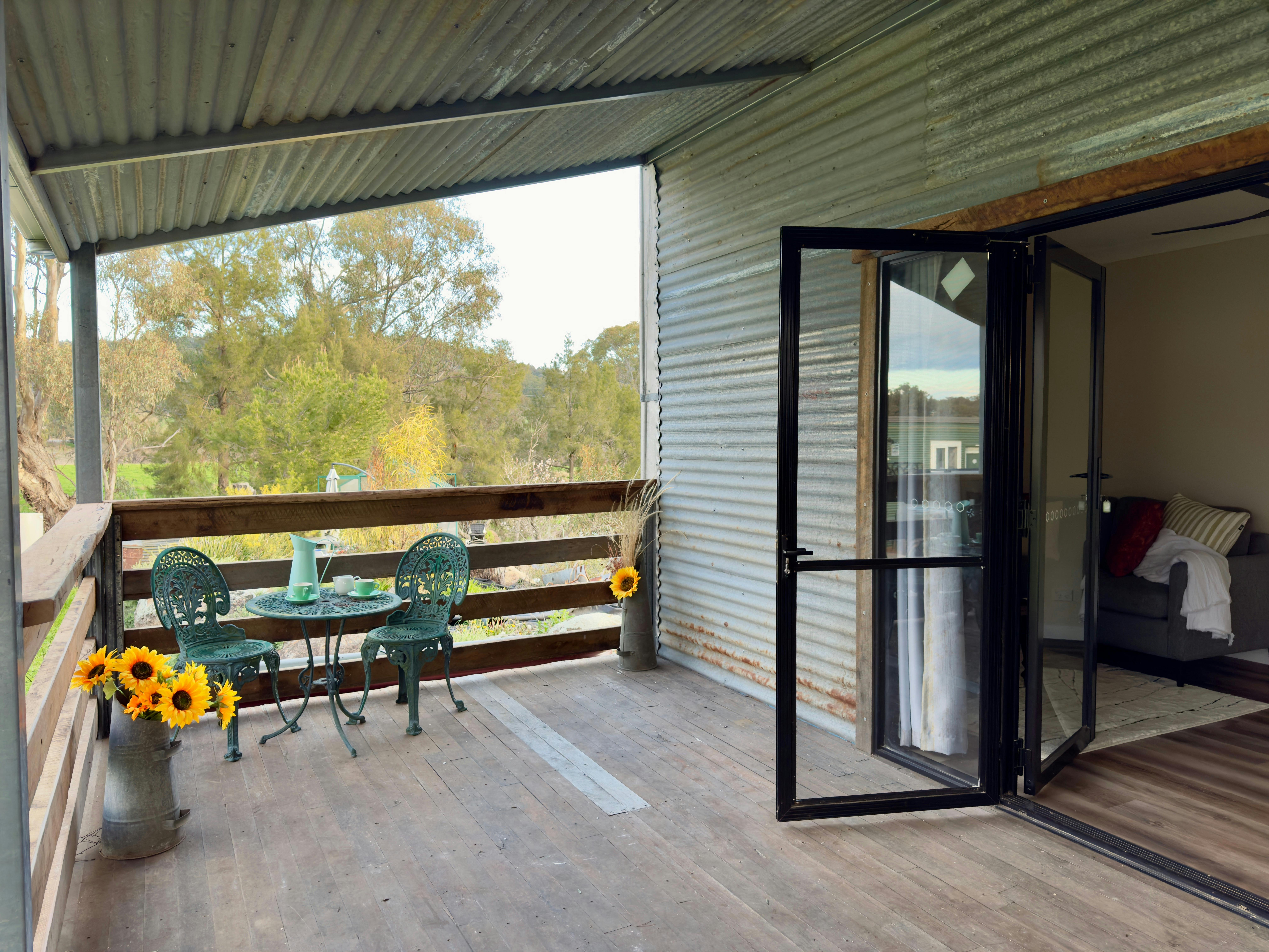 Relax on the verandah witha cup and enjoy the views.