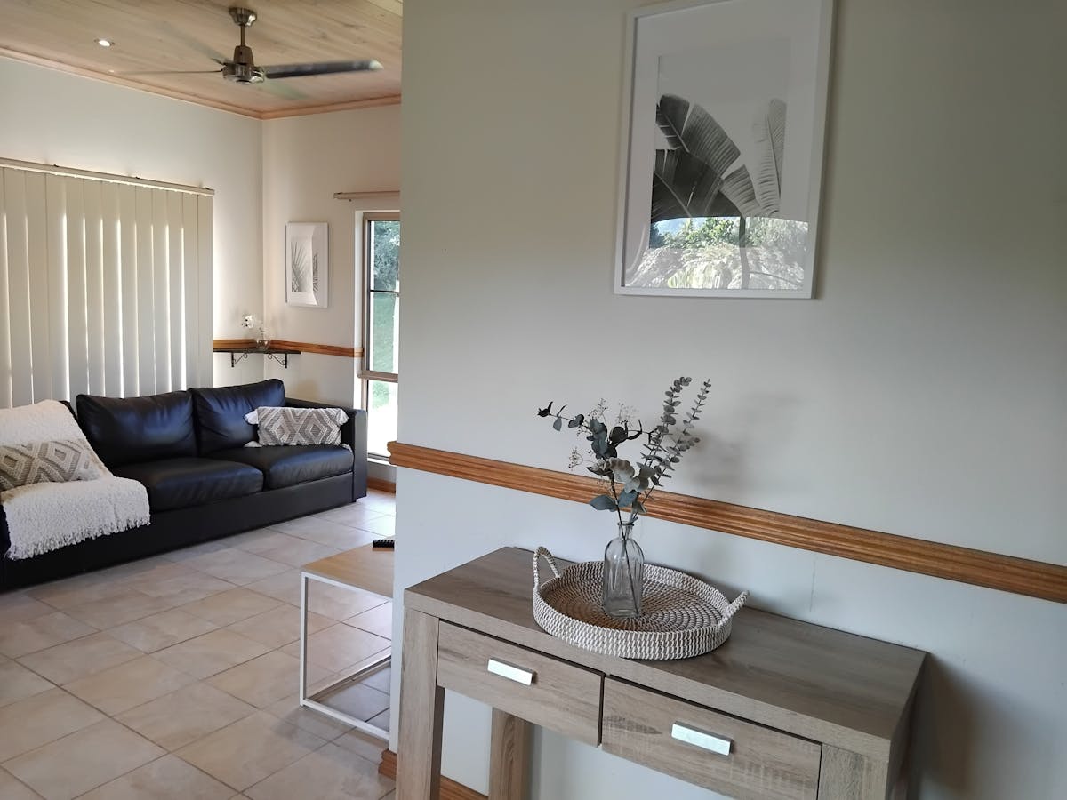 Retreat lounge area with couch