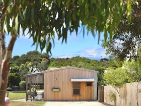 Double parking on premise, private access, local reserve area