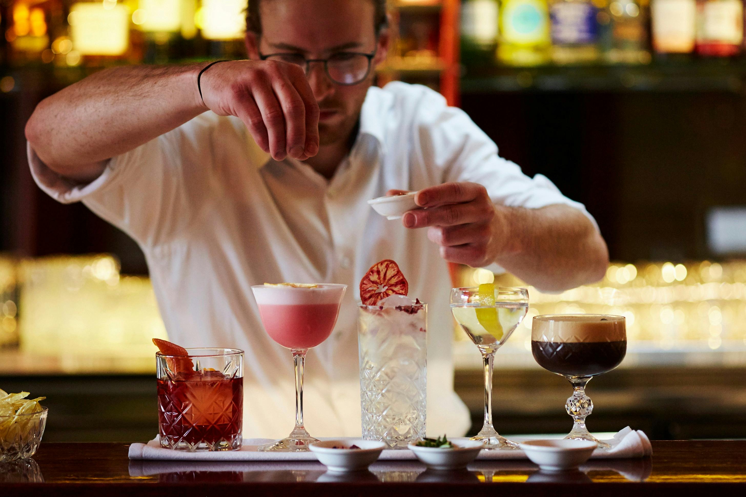 Bar Stelo Cocktails being made