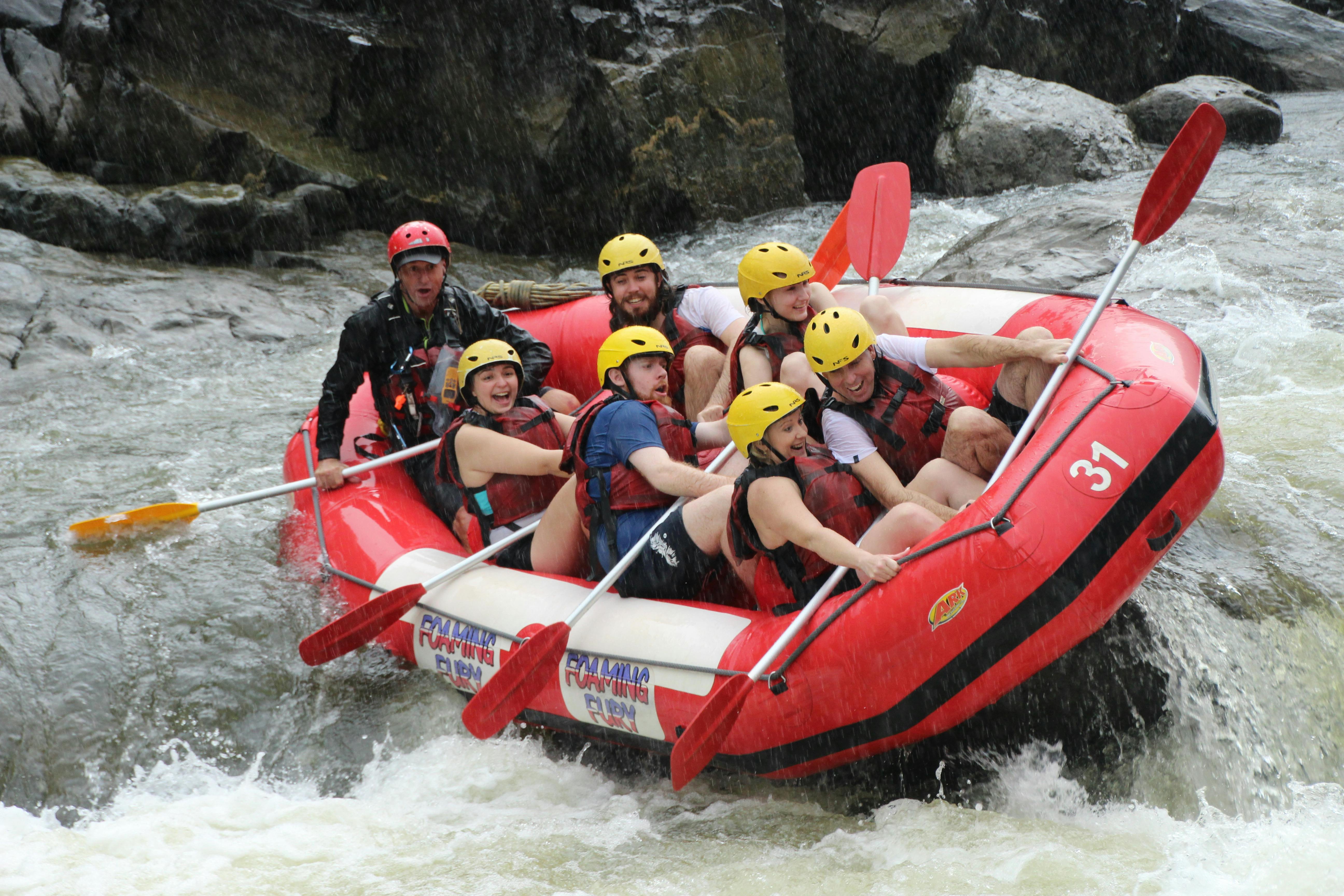Foaming Fury, adventure, tours, white-water rafting
