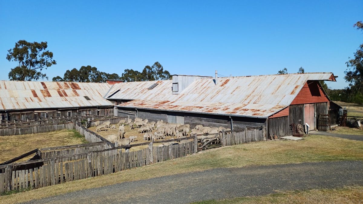 Heritage listed Jondaryan Woolshed