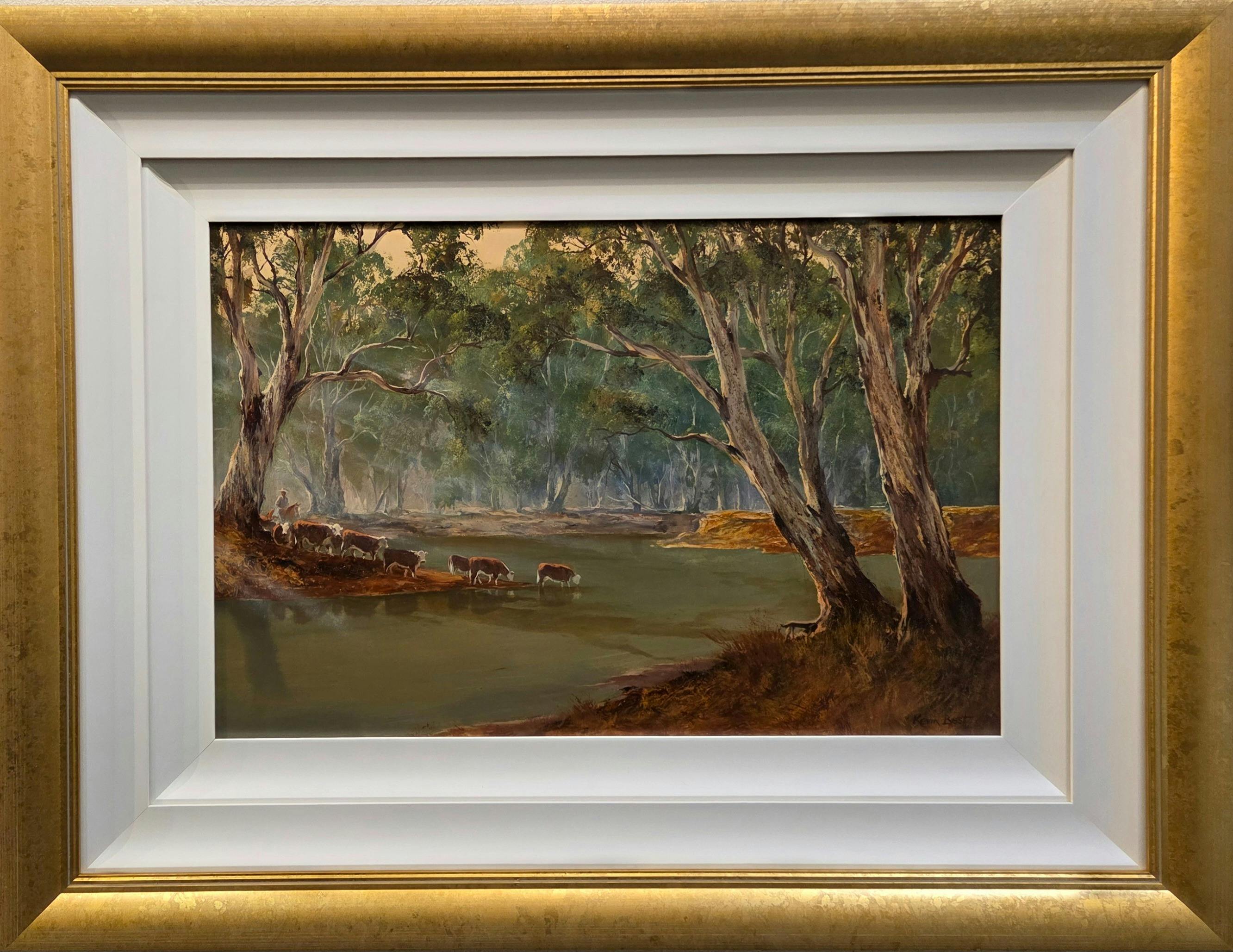 Crossing the Cudgegong River near Mudgee by Kevin Best OAM