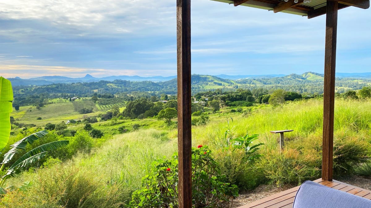 tiny home eco farm stay sunshine coast