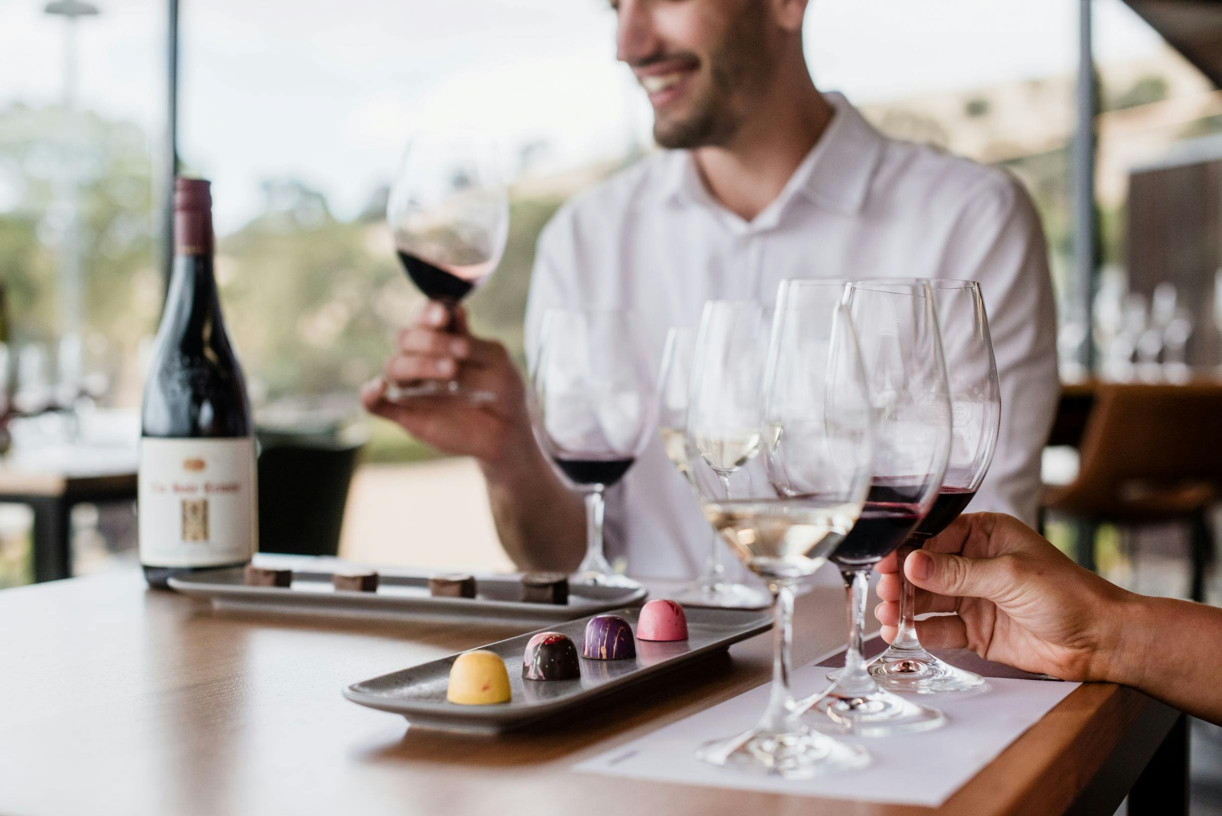 Chocolate and wine