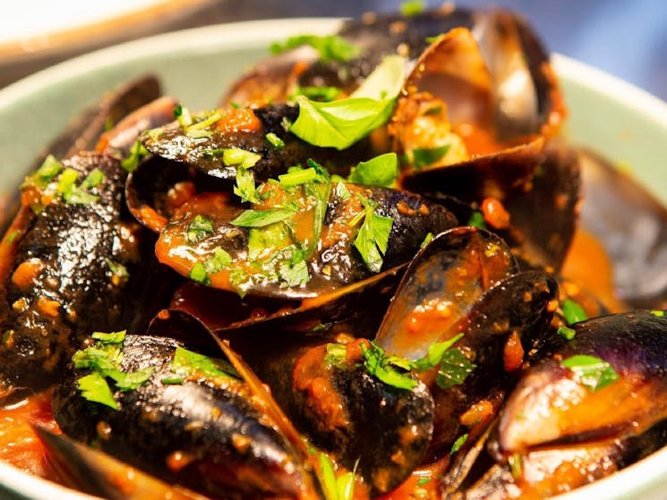 Delicious mussels