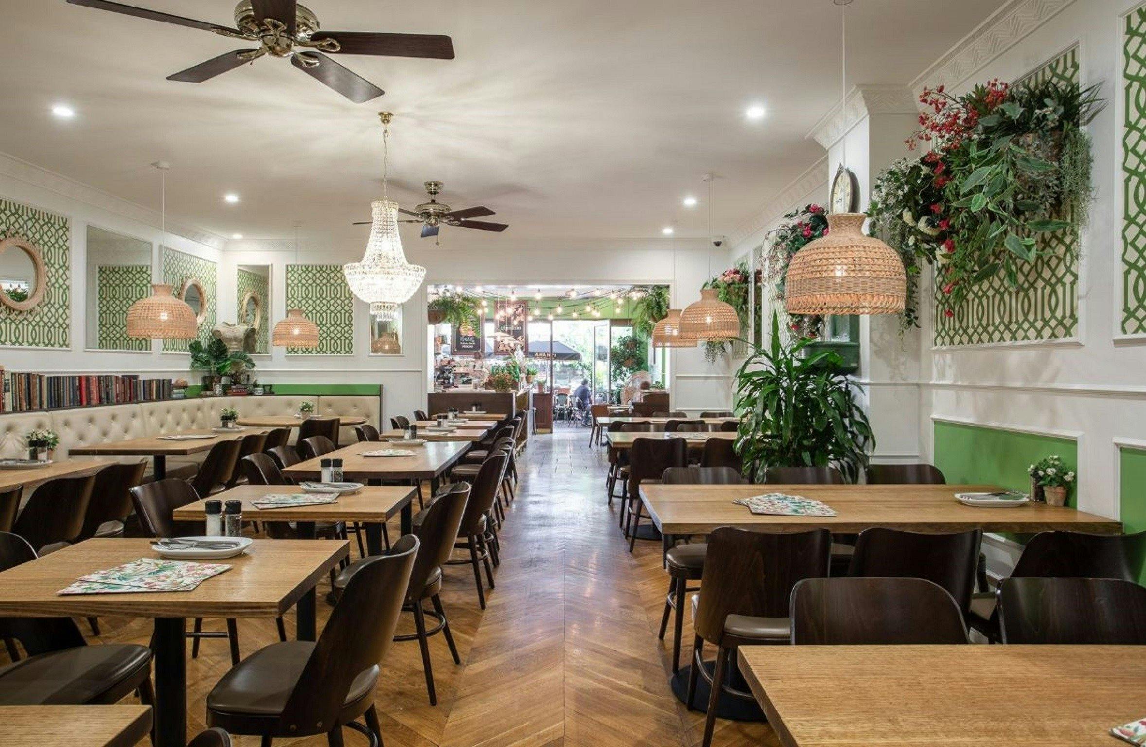 Inside the refreshed cafe