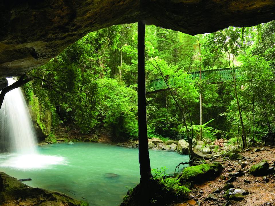 Buderim Falls, also known as Serenity Falls is just 15 minutes from the coast.