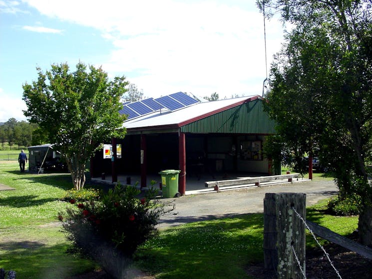 Woodenbong Campground offers sheltered kitchen area
