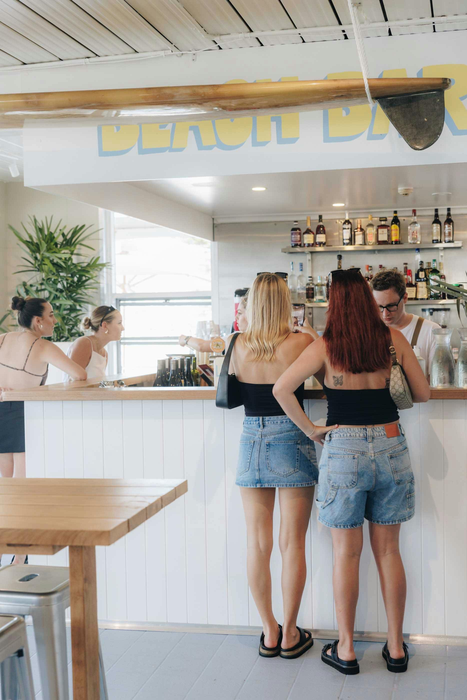 Downstairs bar