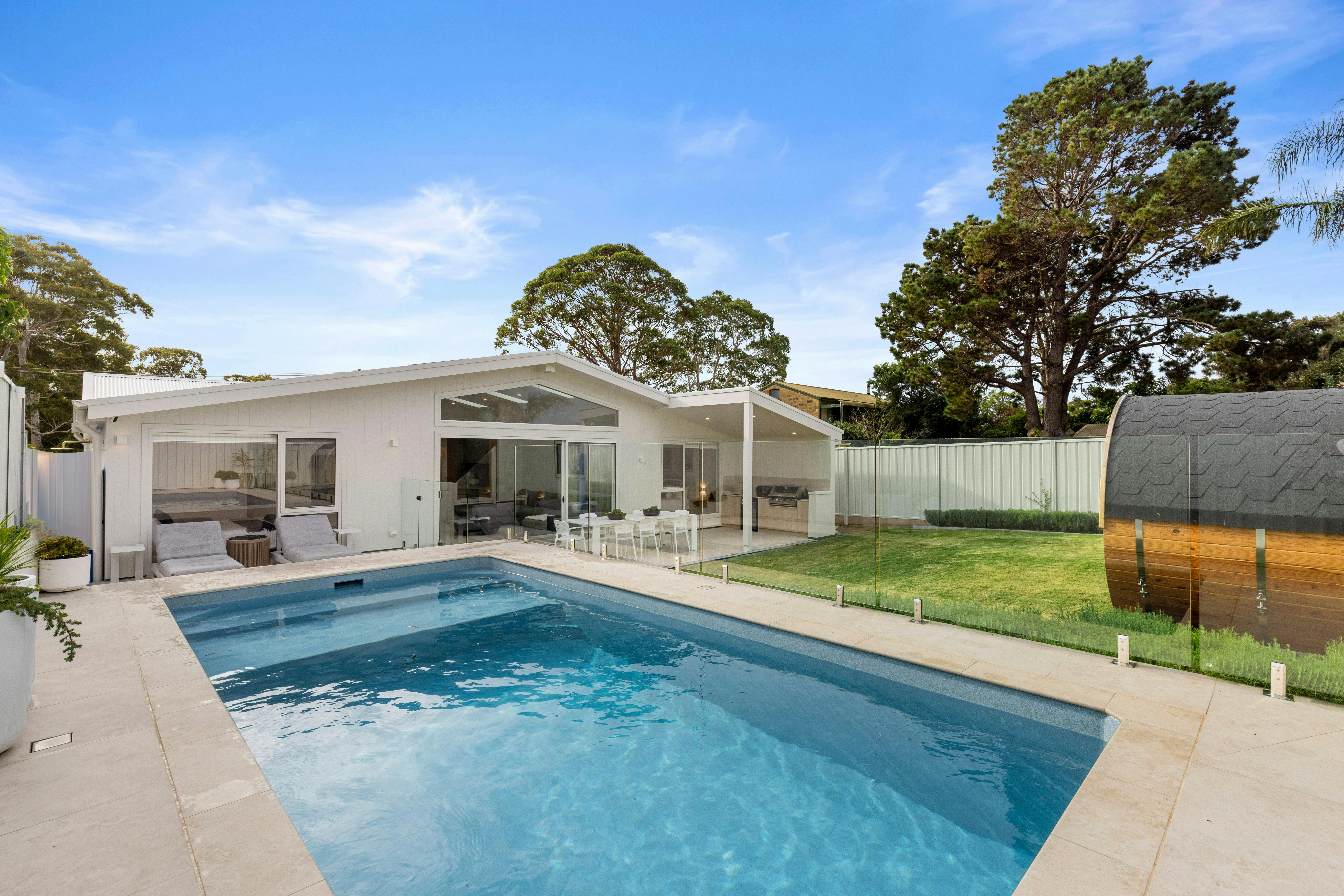 Outdoor Pool & Sauna