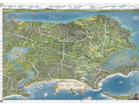 The-Bellarine-Map-art-print
