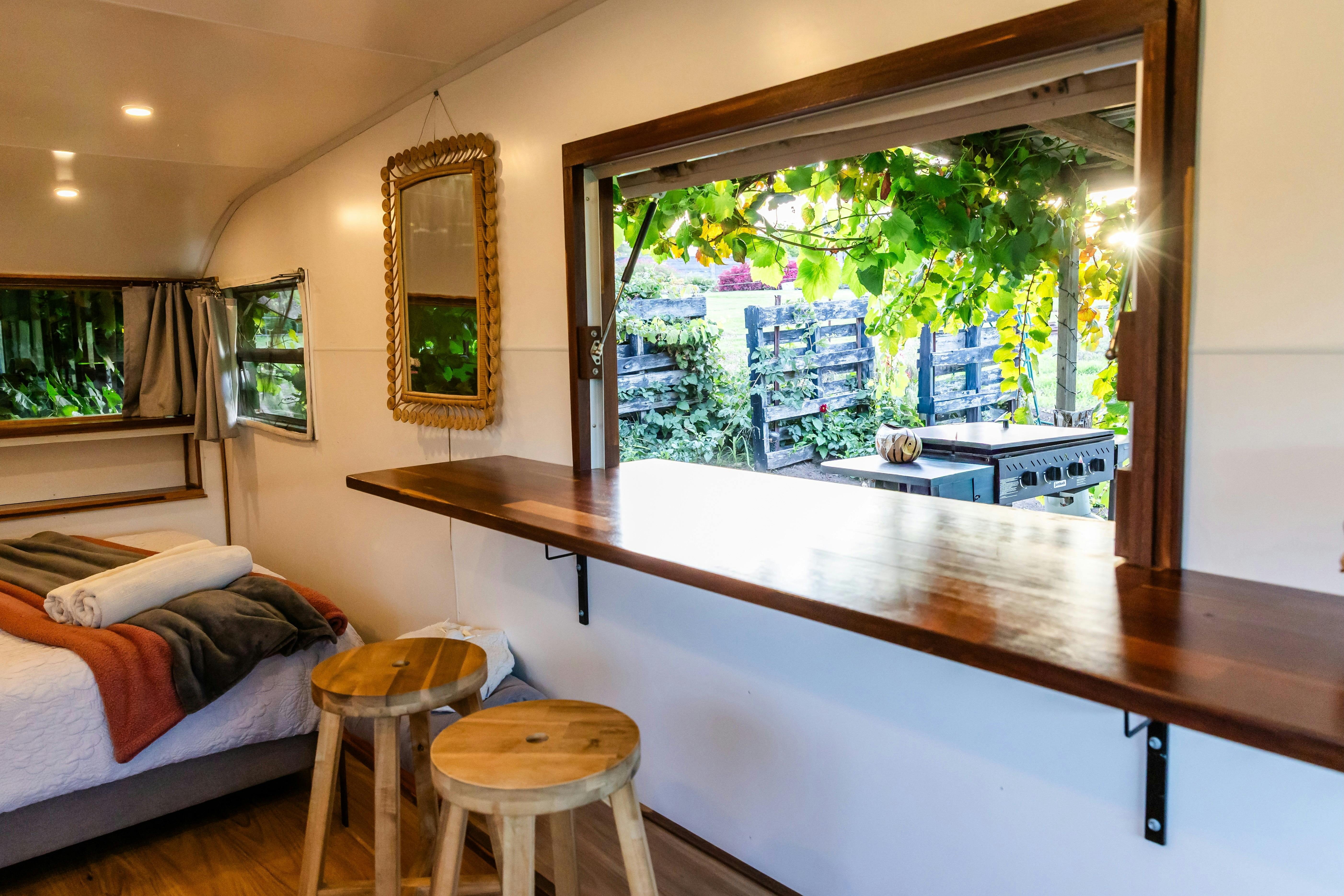 Love Shack glamping caravan