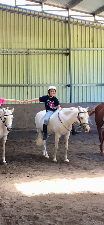 Riders in the indoor