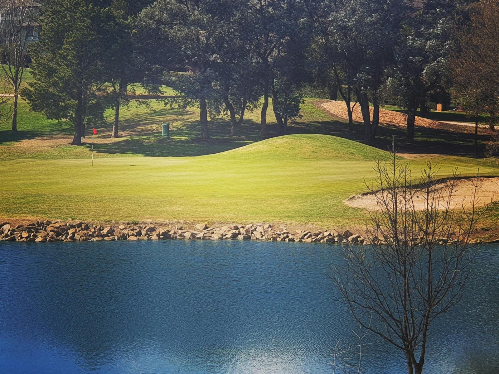 Blue Lake by the green