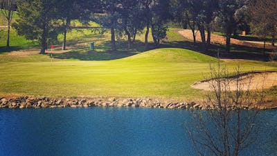 Blue Lake by the green