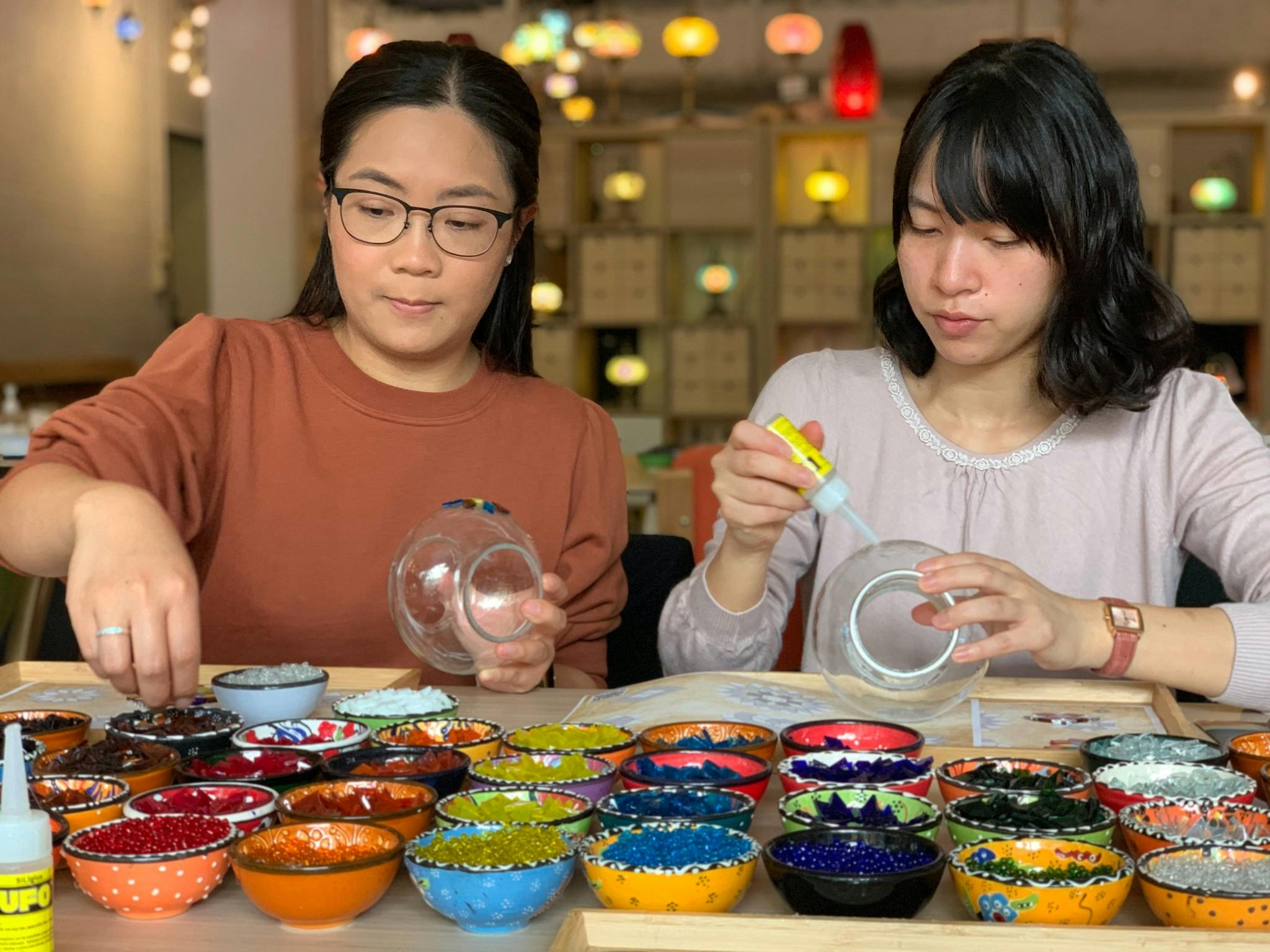 Mosaic Art Classes Adelaide: Turkish Lamp Workshop