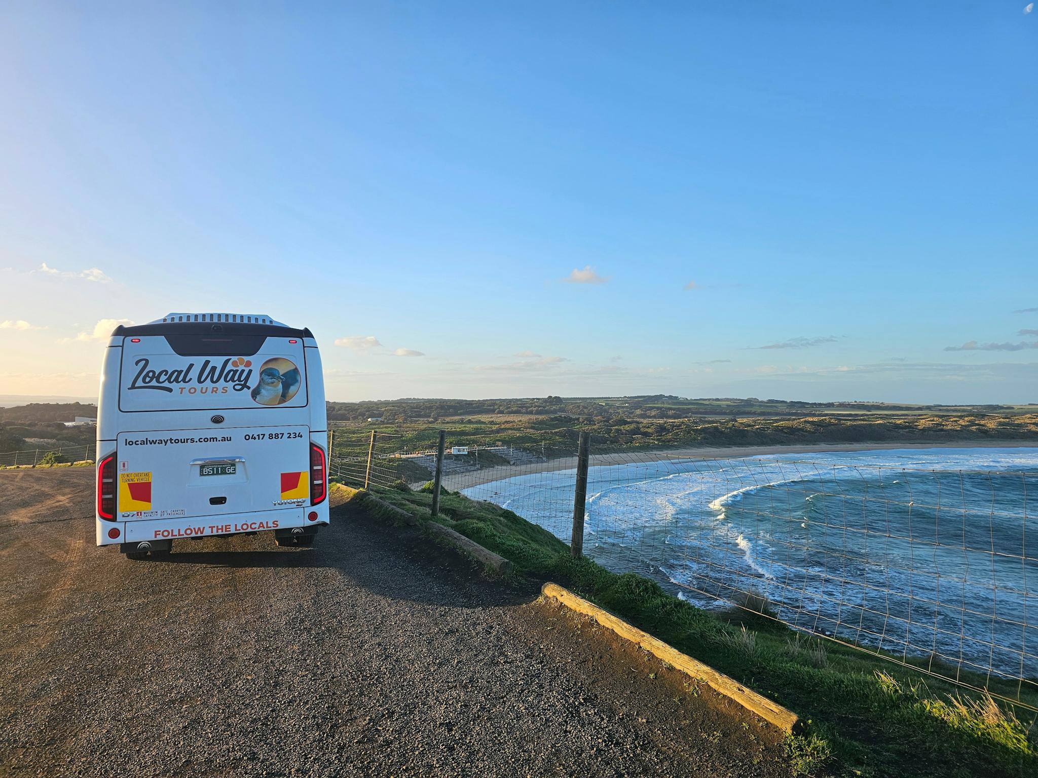 Penguin Bus at Beach