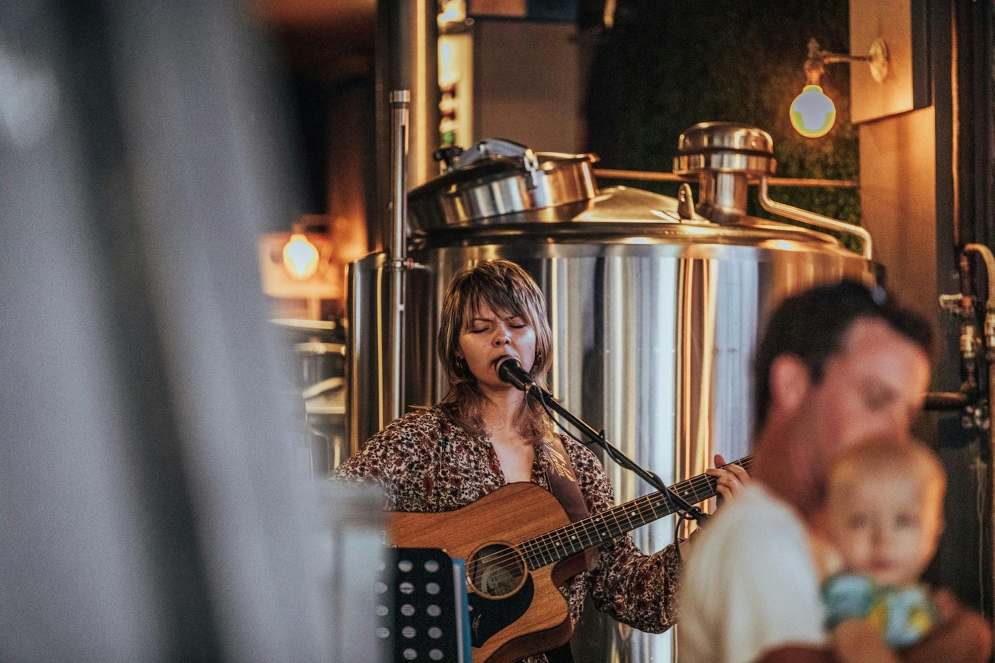 Live and local musicians at Moffat Beach Brewing Co Beachside every week.