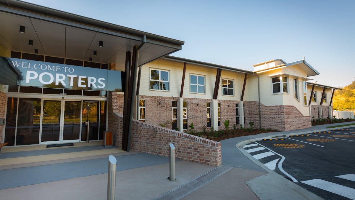 Motel Entrance