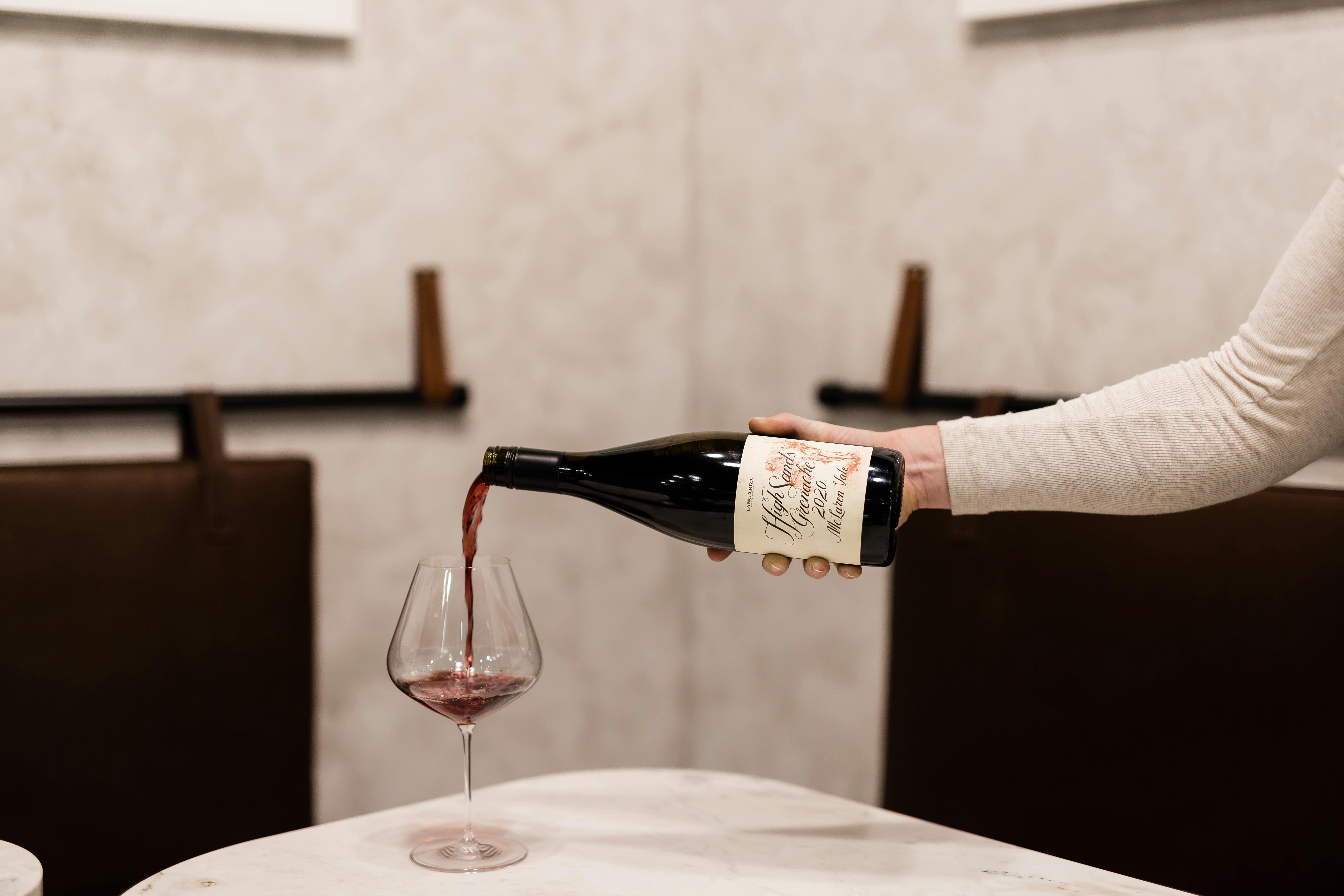 Pouring High Sands Grenache