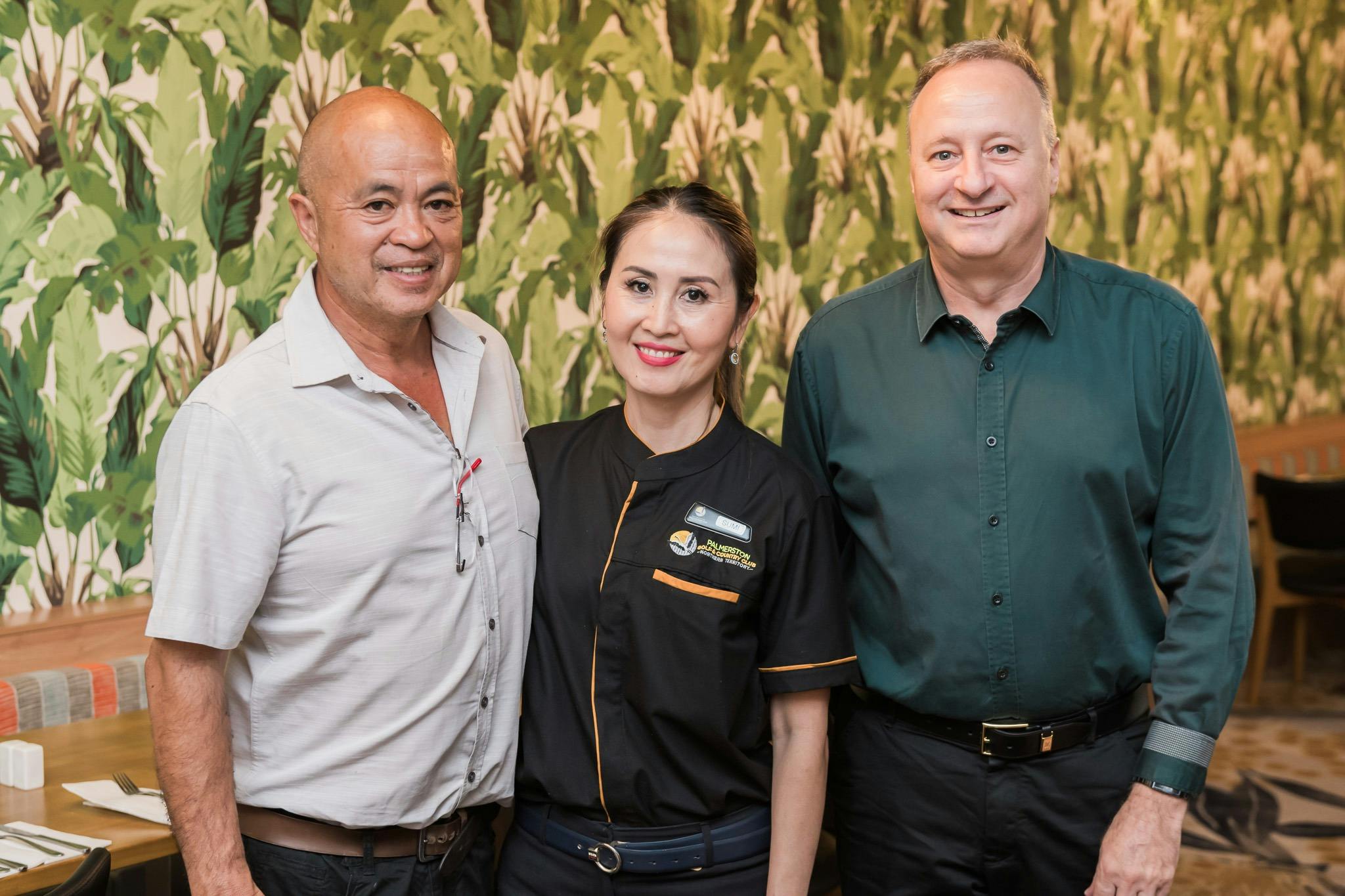 General Manager Matt with Johhny & Sumi Lay