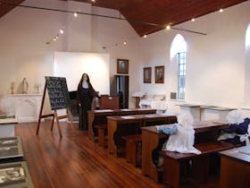 1867 Schoolhouse interior